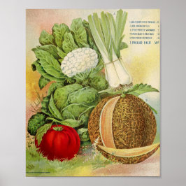 Vintage Seed-annonsering Poster