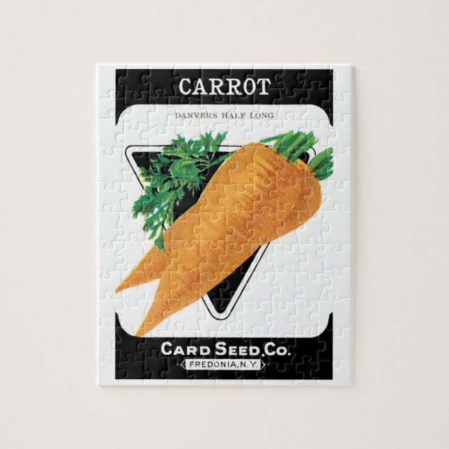 Vintage Seed Packet Label Art, Danvers Carrots Pussel (Vertikal)