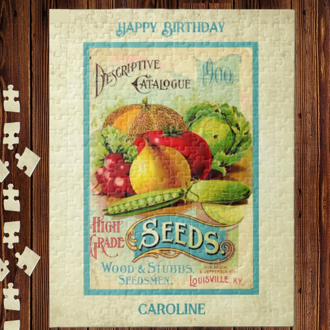 Vintage Seed Packet Pussel (Skapare uppladdad)