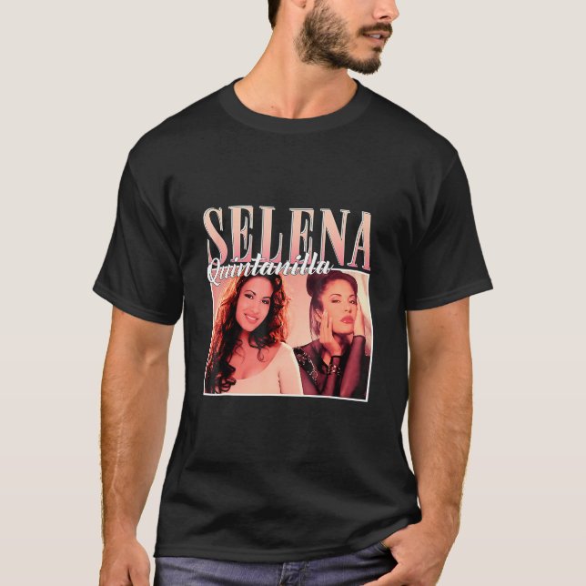 Vintage Selenas Quintanilla tshirt T Shirt (Framsida)