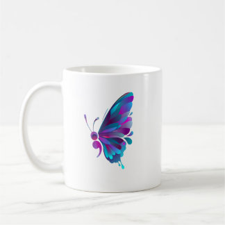vintage semicolon butterfly semicolon tattos T-Sh Kaffemugg
