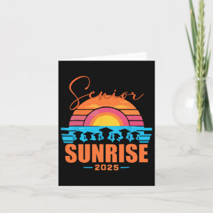 Vintage Senior Sunrise 2025 Seniors of Cl Graduati Kort