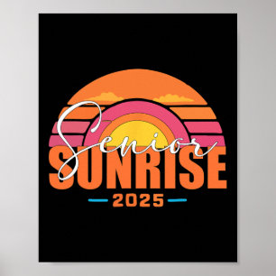Vintage Senior Sunrise 2025 Seniors of Cl Graduati Poster