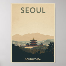 Vintage Seoul Resor Poster