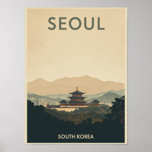 Vintage Seoul Resor Poster