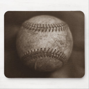 Vintage Sepia Baseball Musmatta