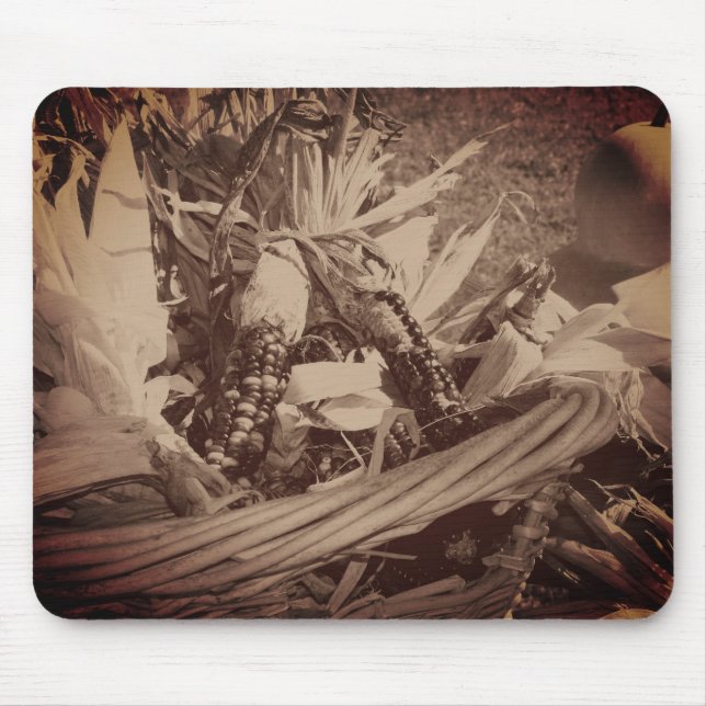 Vintage Sepia Indiska Maj Musmatta (Framsidan)