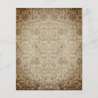 Vintage Sepia Scrapbook Papper Ark