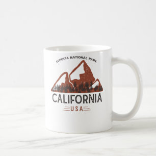 Vintage Sequoia National Park California Coffee Mu Kaffemugg