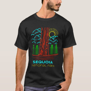 Vintage Sequoia nationalpark Hike T Shirt