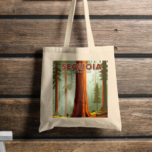 Vintage Sequoias nationalpark Tygkasse