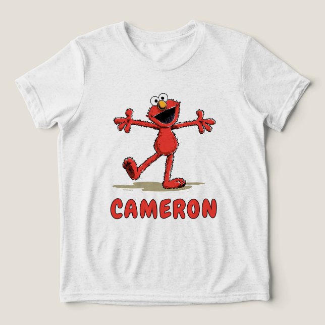 Vintage Sesame Street Elmo T Shirt (Design Framsida)