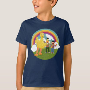 Vintage Sesame Street Friends Rainbow T Shirt