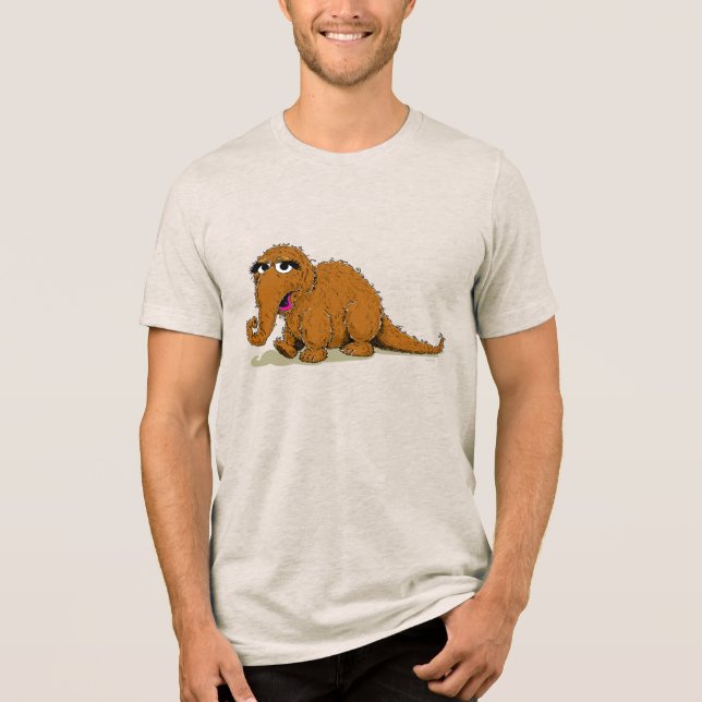 Vintage Sesame Street Snuffleupagus T-shirt (Framsida)