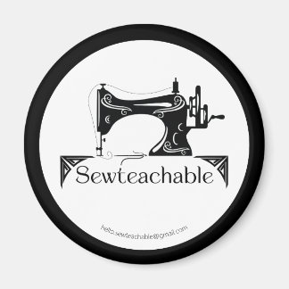 Vintage Sewing Machine, Sewteachable Magnet