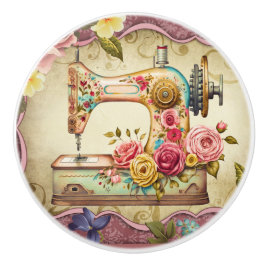 Vintage Sewing Maskin Knopp