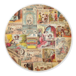 Vintage Sewing Mönster Knopp