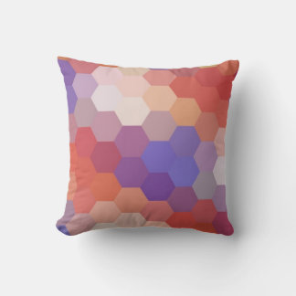 Vintage Sexkant Chevron Mönster Kudde