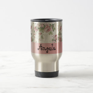 Vintage Shabby Chic Blommor-Personlig Resemugg