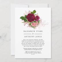 Vintage Shabby-Chic Bröllop Reduced Guest List