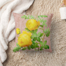 Vintage Shabby chic Gul ros om Blekens Rosa