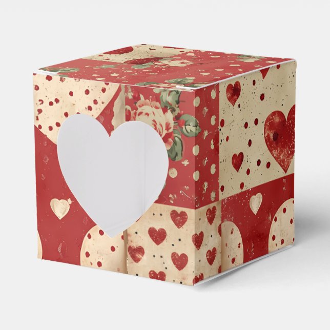 Vintage shabby chic presentaskar (Framsidan Sidan)