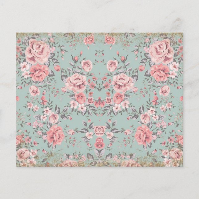 Vintage Shabby Chic Skrapbokspapper (Framsida)