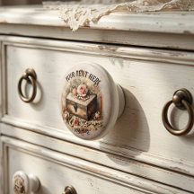 Vintage Shabby Chic Smycken Rosa Rosor