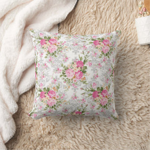 Vintage Shabby Flowers Kudde
