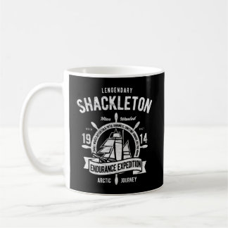 Vintage Shackleton Expedition Antarctica Kaffemugg