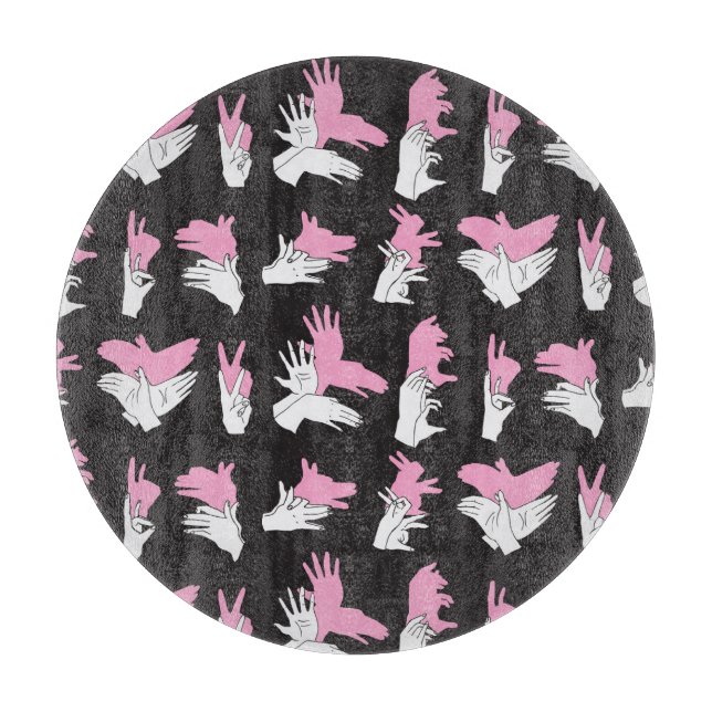 Vintage Shadow Hand Mönster Design (Framsidan)