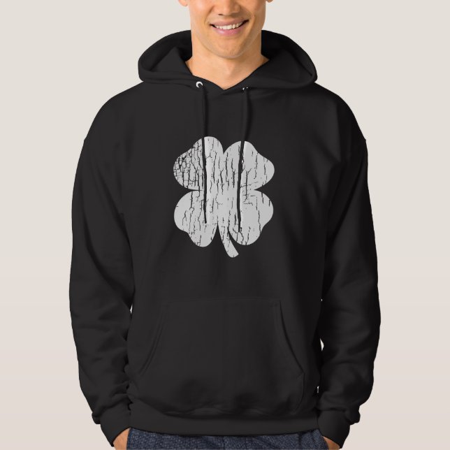 Vintage Shamrock Hoodie (Framsida)