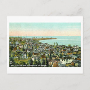 Vintage Sheboygan, Wisconsin Vykort