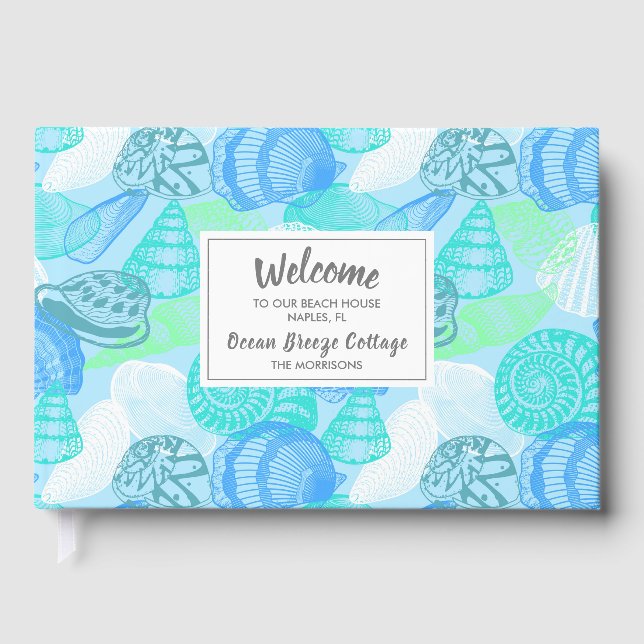 Vintage Shells Beach House Semesteruthyrning Välko Gästböcker (Framsida)