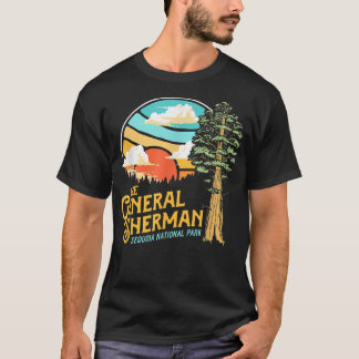 Vintage Sherman Sequoias nationalpark Retr T Shirt