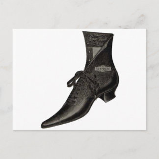 Vintage Shoe 1 Vykort
