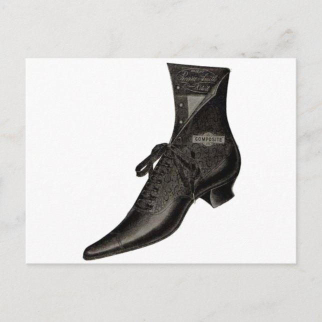 Vintage Shoe 1 Vykort (Framsida)