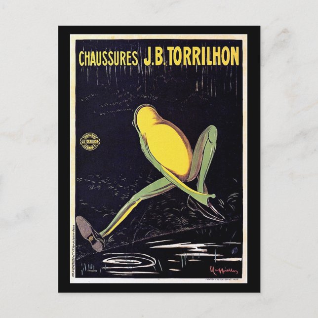 Vintage Shoe Advertisement Vykort (Framsida)