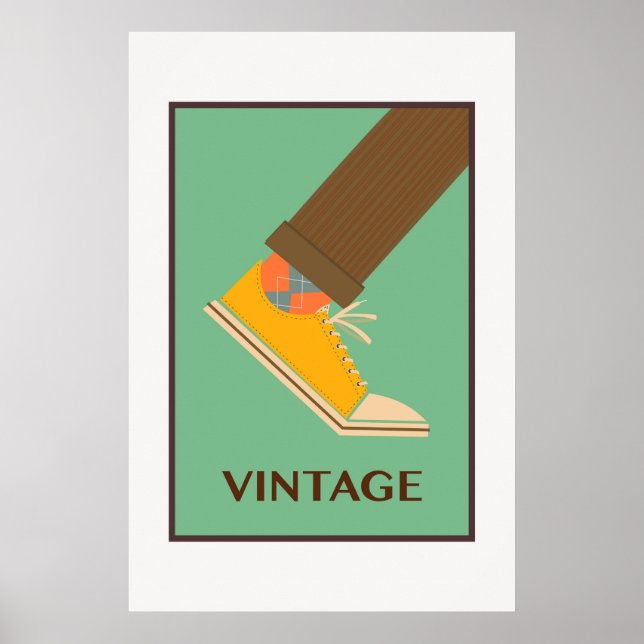 Vintage Shoe Poster (Framsidan)