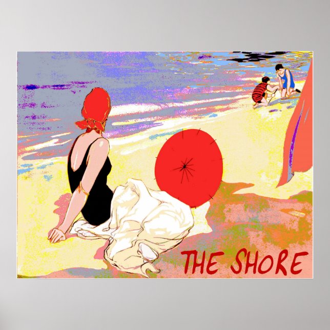 Vintage Shore Poster (Framsidan)