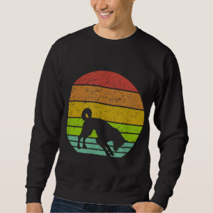 Vintage Siberian husky Retro Se Hund älskare-gåva Lång Ärmad Tröja