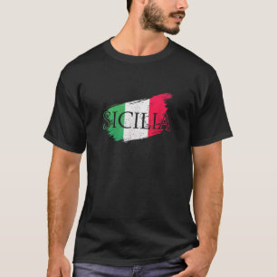 Vintage Sicily Vacation I Italien Italia Sic T Shirt
