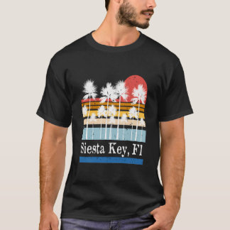 Vintage Siesta Nyckel Florida Beach Surfa Handflat T Shirt