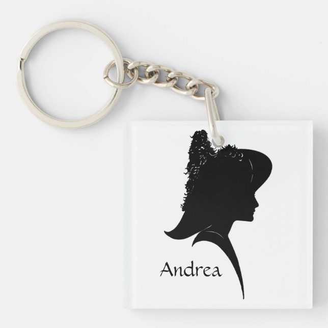 Vintage Silhouette Woman in Hat Personal (Framsidan)