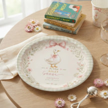 Vintage Silly Goose Coquette Rosa Baby Shower