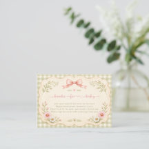 Vintage Silly Goose Coquette Rosa Baby Shower