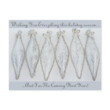 Vintage silver glasretro boll helgdag