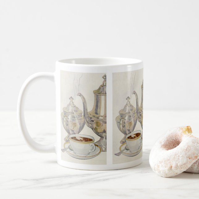 Vintage Silver kaffetjänst Kaffemugg (Med munk)