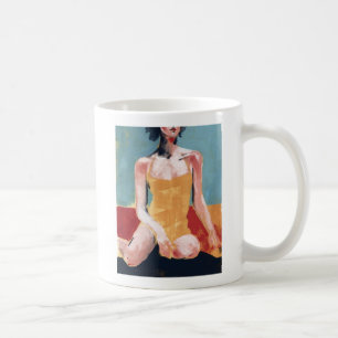 Vintage Simma - Gult Swimdress Kaffemugg