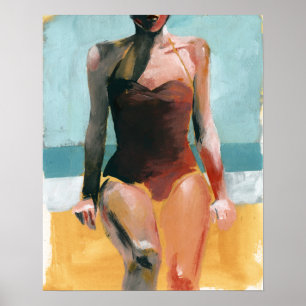 Vintage Simma - Röd smekfärg Poster